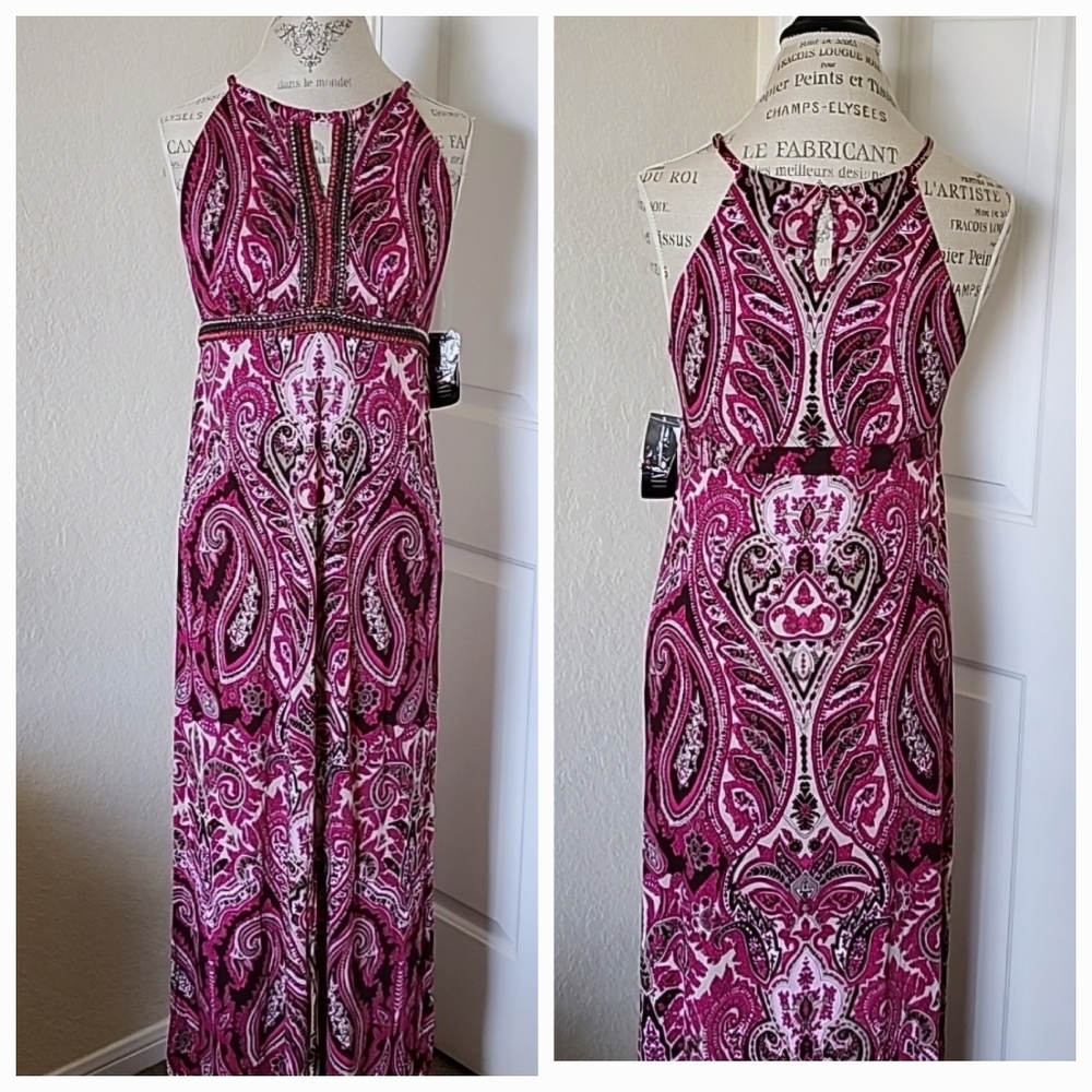 INC International Concept Paisley Maxi Dress